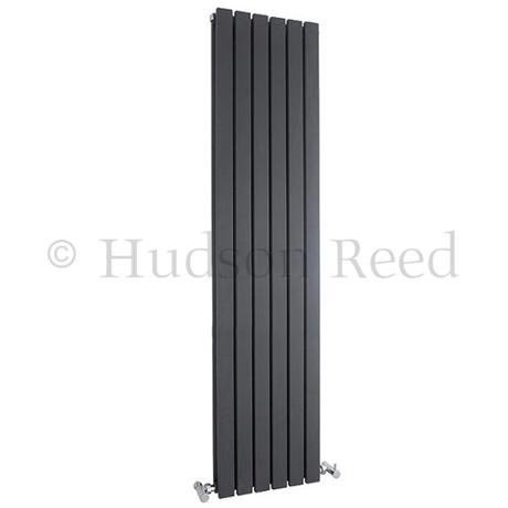 Hudson Reed Sloane Double Panel Designer Radiator 1500 x 354mm - Anthracite - HLA73