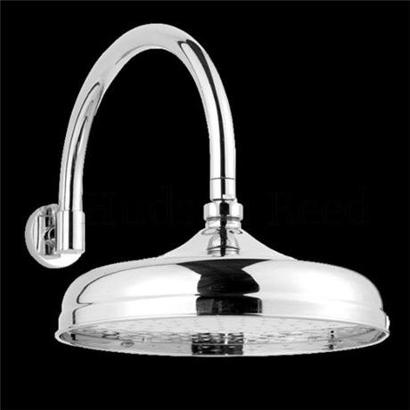 Hudson Reed 12 Inch Apron Fixed Head & Curved Wall Arm