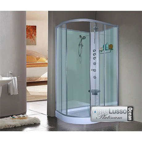 AquaLusso Crystal 1200 Shower Cabin - Ocean - Right hand option