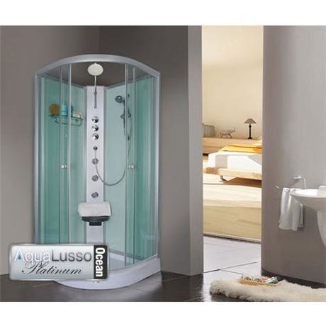 AquaLusso Crystal 1000 Shower Cabin - Ocean