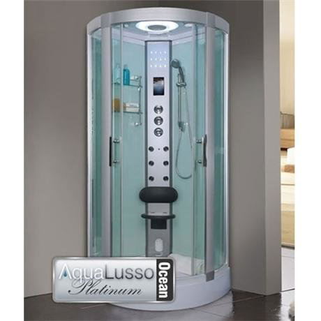 AquaLusso Davenport Steam Shower Cabin - Ocean