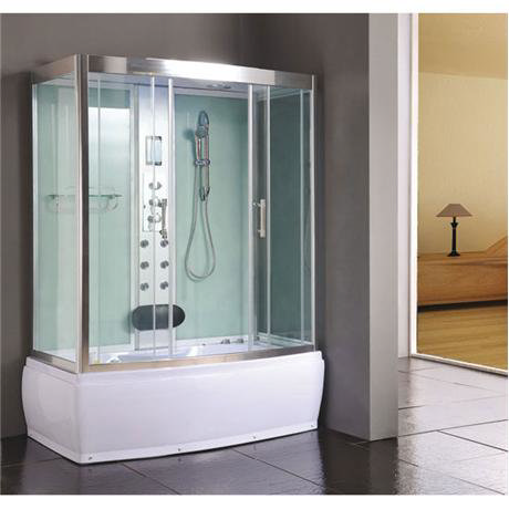 AquaLusso Larosa 1500 Pure Steam Shower and Whirlpool Bath