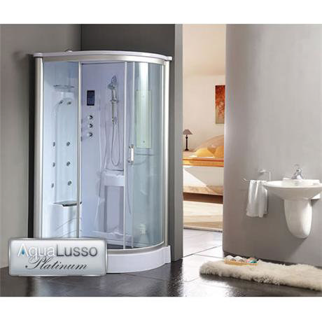AquaLusso Sanford 1200 Steam Shower Cabin - Left hand option