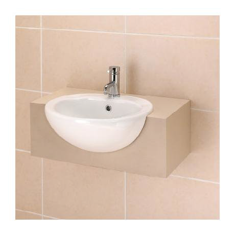 Avon Semi Recessed Ceramic Basin