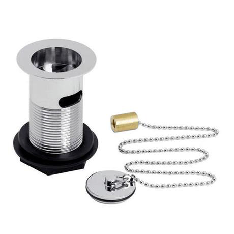 Ultra Basin Waste with Brass Plug & Counter Weight Ball Chain - Chrome - EF308