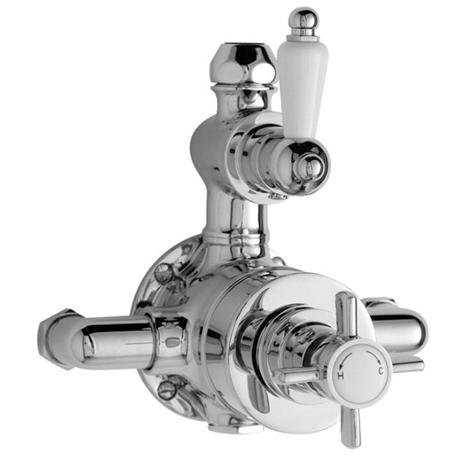 Ultra Beaumont Twin Exposed Thermostatic Shower Valve - Chrome - A3056