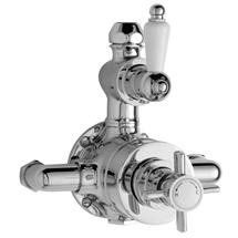 Ultra Beaumont Twin Exposed Thermostatic Shower Valve - Chrome - A3056