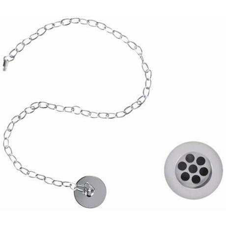 Burlington Basin Plug and Chain (slotted) - W1