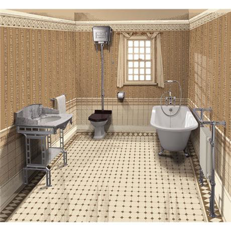 Burlington Georgian Marble 5 piece Bathroom Suite - BUR-GEO-SUI