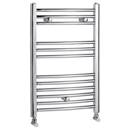 Ultra Chrome Curved Heated Towel Multi-Rail 500 x 760mm - HK361
