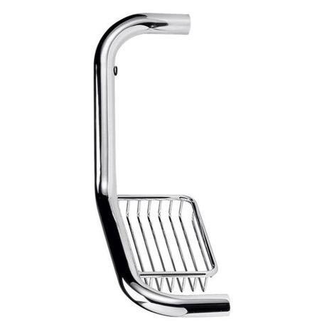 Ultra Grab Bar with Soap Basket - Chrome - LL309
