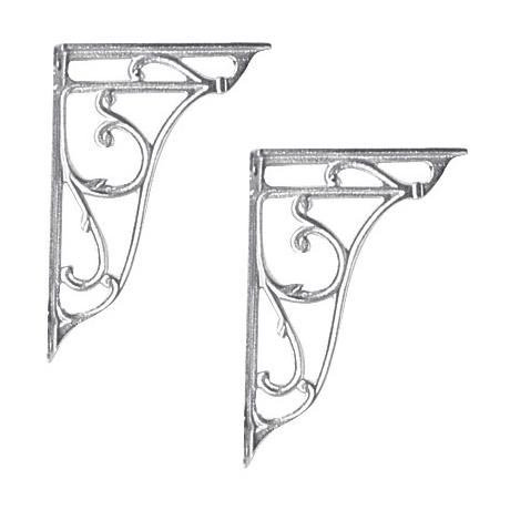 Ultra Ornate Cistern Brackets - Chrome - FA322