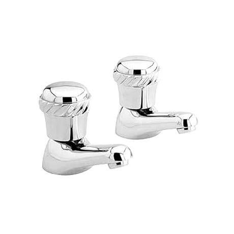 Ultra Classical Rope Bath Taps - Chrome - PB302PB342