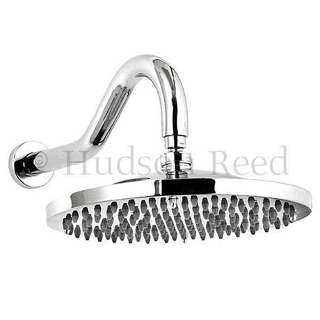 Hudson Reed Modern 12" Sunflower Fixed Shower Head & Arm - Chrome - A3223