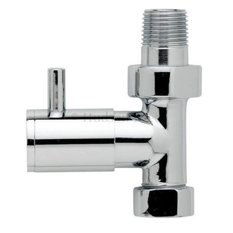 Hudson Reed Minimalist Chrome Radiator Valves - Straight - HT320