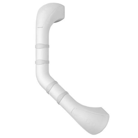 Croydex 330mm Angled Grab 'N' Grip Bar - White