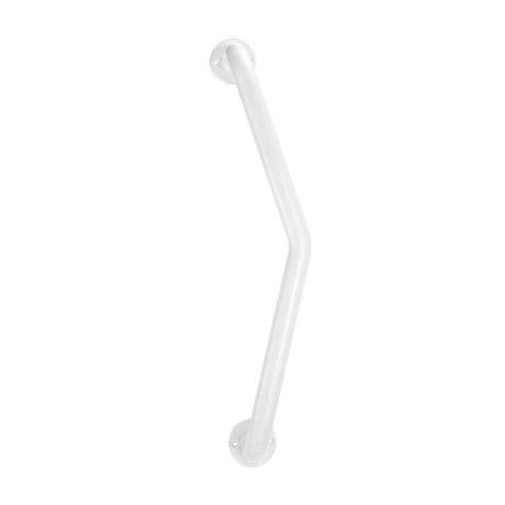 Croydex 600mm Angled Grab Bar - White