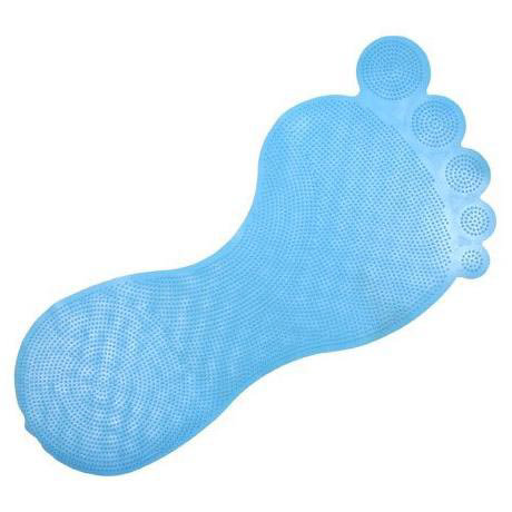 Croydex Big Foot Rubagrip Bath Mat - Blue