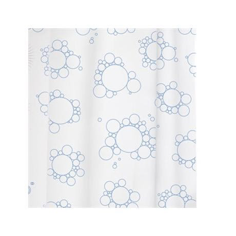 Croydex Blue Bubbles PEVA Shower Curtain - AE287624