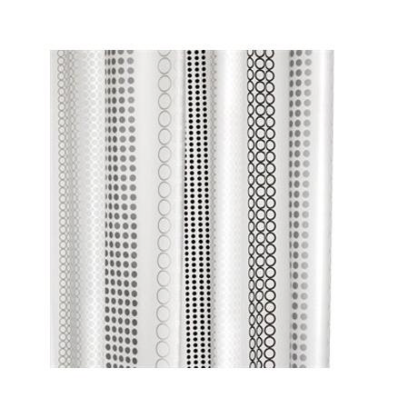 Croydex Bubble Stripe PEVA Shower Curtain - AE287221