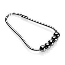 Croydex Chrome Ball Shower Curtain Rings