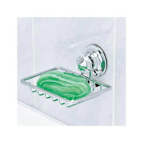 Croydex Everloc Soap & Sponge Basket - Chrome - QF100041 