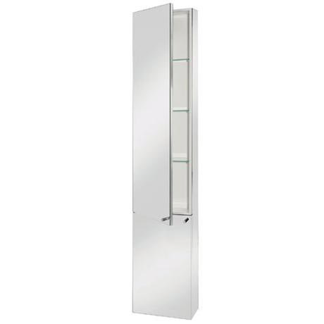 Croydex Nile Tall Stainless Steel Cabinet - WC796005