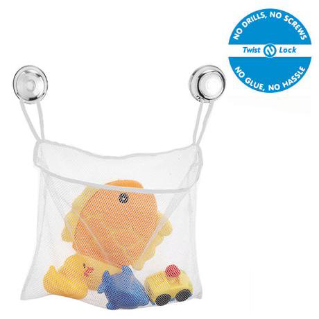 Croydex Twist 'N' Lock Bath Tidy - Chrome