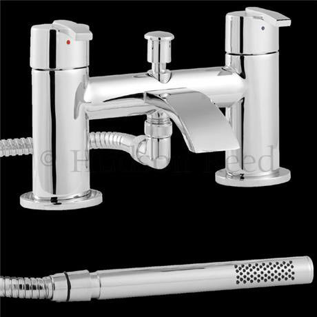 Hudson Reed Arina Bath Shower Mixer Tap with Shower Kit & Wall Bracket