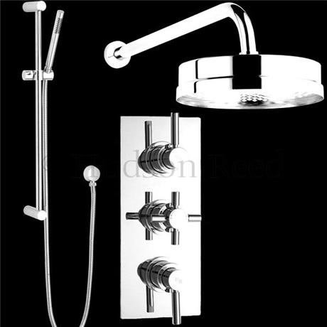 Hudson Reed Tec Pura Plus Valve with Slider Rail Kit & Tec Head
