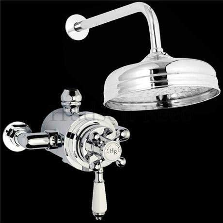Designer Traditional Exposed Shower Valve with Fixed Head