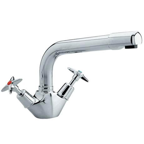 Ultra Contemporary Crosshead Dualflow Mono Sink Mixer - Chrome - KA303CE300