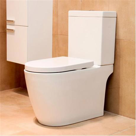 Durab Adam Round Two Piece Toilet Pan with Soft-Close Seat - TLT-ADAM-CIS