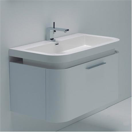Durab Sienna 900 Wall Mounted Vanity Unit with Basin - White