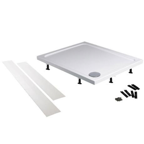 Easy Plumb Shower Tray Panel and Leg Set (1000 Panel x 2) - LEGA