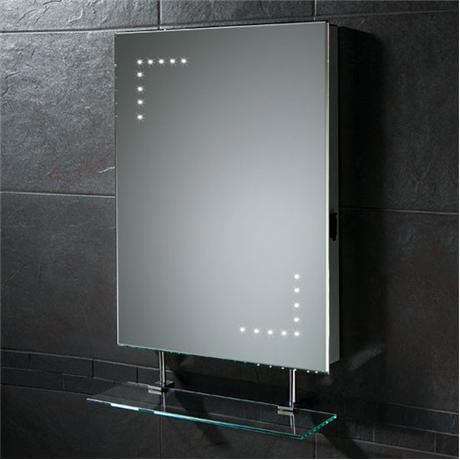 HIB - Celeste LED Mirror with Shaving Socket - 73105400