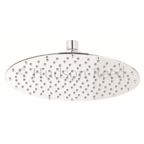 Hudson Reed 400mm Round Fixed Shower Head - Chrome - HEAD27