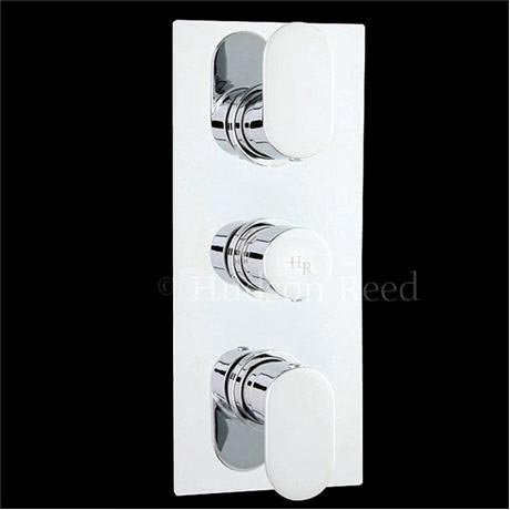 Hudson Reed Cloud 9 Triple Concealed Thermostatic Shower Valve - Chrome - CLO3211