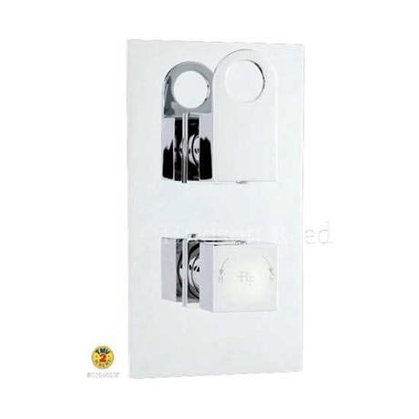 Hudson Reed - Deco Twin Concealed Thermo Shower Valve with Diverter - DEC3207