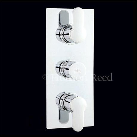 Hudson Reed Dias Triple Concealed Thermostatic Shower Valve - Chrome - DIA3211