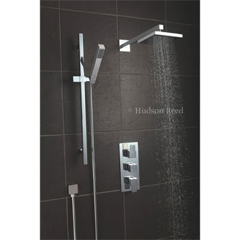 Hudson Reed - Genna Triple Concealed Valve  and Shower Kit - HUD-GEN-SHW