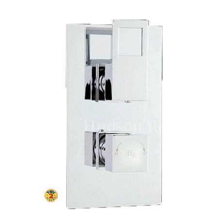 Hudson Reed - Logo Twin Concealed Thermo Shower Valve with Diverter- LOG3207