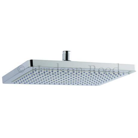 Hudson Reed Rectangular Fixed Shower Head - Chrome - HEAD42