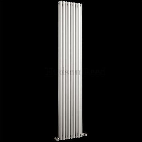 Hudson Reed Refresh Double Panel Vertical Designer Radiator - White