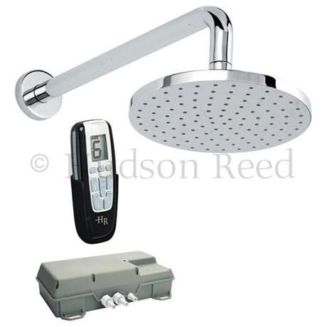 Hudson Reed Remote Digital Shower with Round Sheer Fixed Shower Head