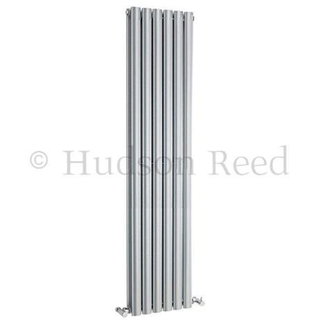 Hudson Reed Revive Double Panel Designer Radiator 1500 x 354mm - High Gloss Silver