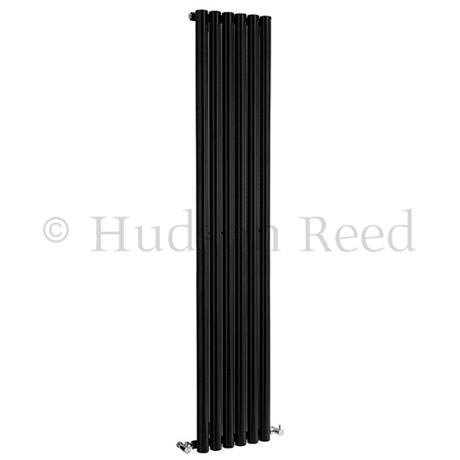 Hudson Reed Savy Single Panel Designer Radiator - High Gloss Black - HLB23