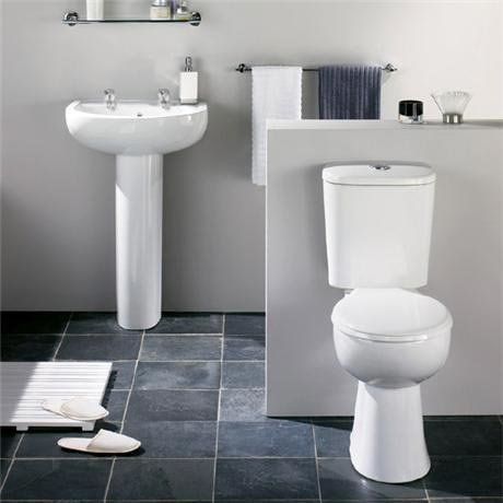 Impact 4 Piece Ceramic 2TH Bathroom Suite