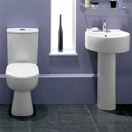 Impala Ceramic 4 Piece 1TH Bathroom Suite