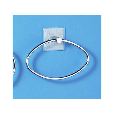 Towel Ring w/Frosted Glass